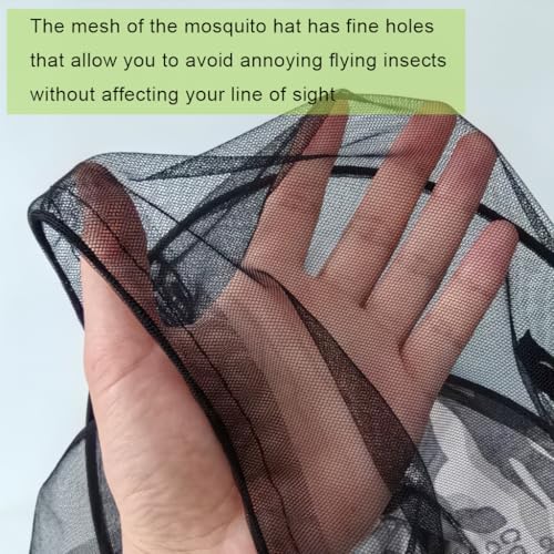 Adjustable Mosquito Net Hat - Lightweight Bug Protection for Outdoors