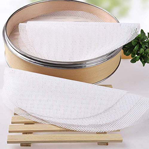 Round Silicone Reusable Steamer Mats - 10 Inch, Set of 4