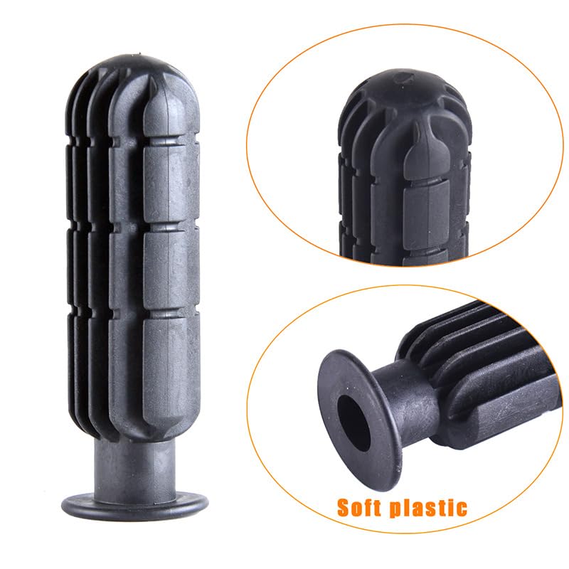 Foosball Table Handle Grip Replacement - 4 Pack, 0.5in Hole ID