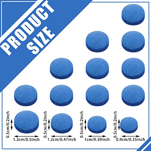 20 Pcs Billiard Pool Cue Tips Replacement Kit - 9/10/12/13 mm