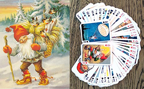 Christmas Gnomes Playing Cards Deck - 54 Unique Designs