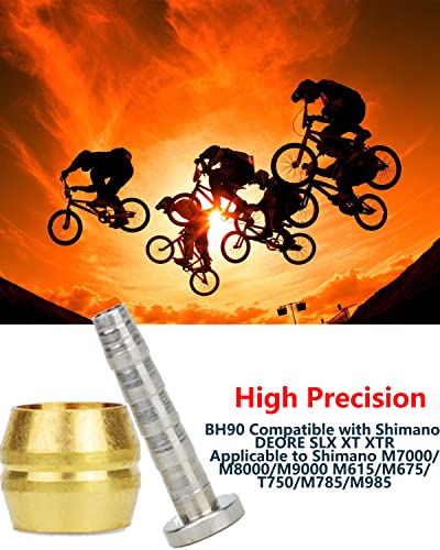 14 PCS Brake Olive and Barb Kit for Shimano BH90 - Hydraulic Disc Brake Fittings