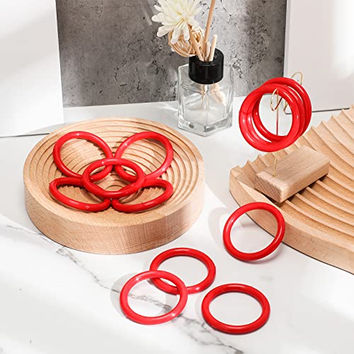 12 Pcs Plastic Bottle Ring Toss Game Set - 2 Inch Carnival Party Props