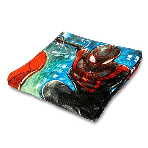 Spider-Man Micro Raschel Throw Blanket - Swing City, 46" x 60"