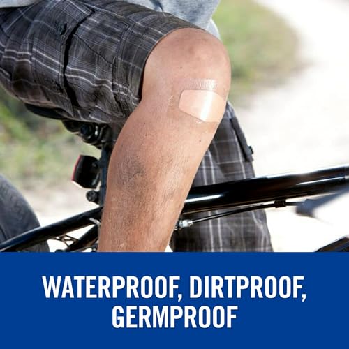 Waterproof Clear Bandages - 360 Degree Seal, 100 Count