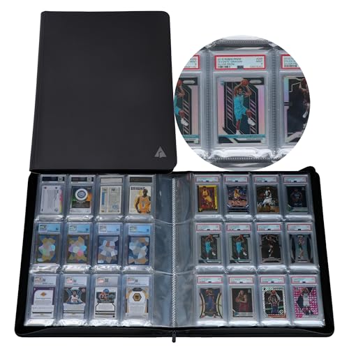 Rayvol 12-Pocket PSA Slab Card Binder Holds 168 Graded Collectible Cards