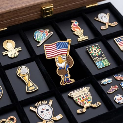 FIFA World Cup 2026 Mascot Selfie Pin - 1.5 Inch Clutch