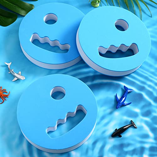 Water Exercise Discs - 4 Pcs Pool Weights for Aerobics - White & Blue