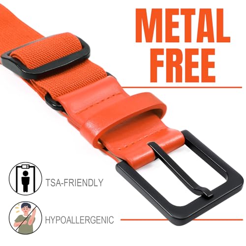Baseball Socks & Adjustable Nickel-Free Belt - G-Orange