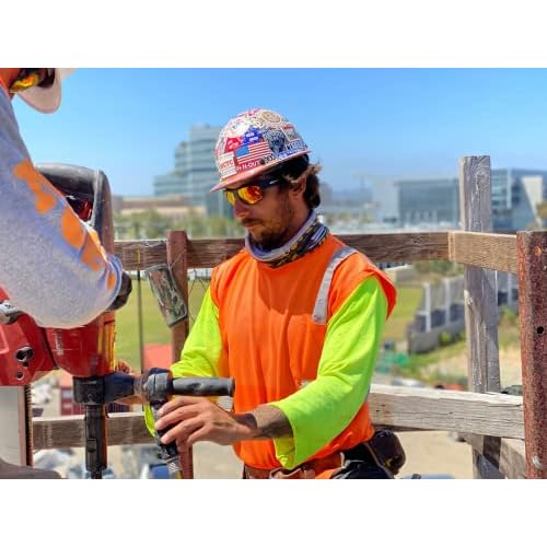 BOMBER Tiger Safety Sunglasses with Matte Black Frame, Red Mirror Lens, Safety Sunglasses - TR103-RM