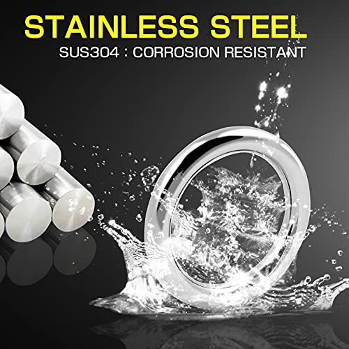 High Strength Solid Ring Fishing Lure Connectors - Size 0 (44lb) 50 pcs
