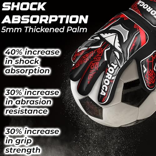 Goalkeeper Gloves for Kids & Youth – Soccer Goalie Gloves, Strong