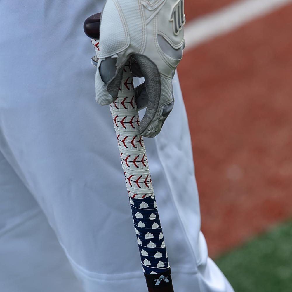 Vulcan Bat Grip - 0.50mm/1.00mm/1.75mm | Enhance Your Baseball/Softball Performance | Multiple Colors