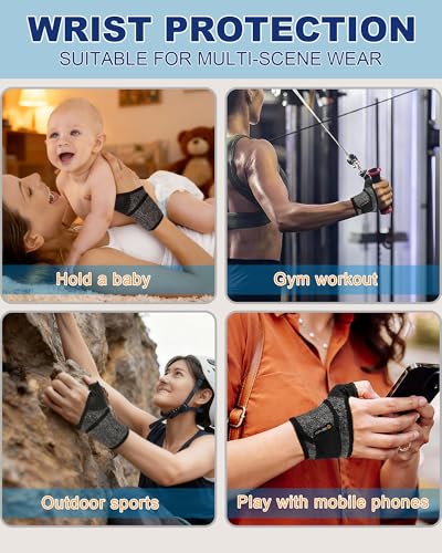 Adjustable Wrist Brace for Right Hand - Carpal Tunnel Relief & Support