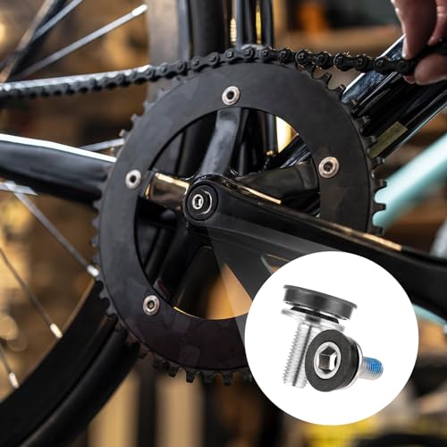 6 Pcs Bike Crank Arm Fixing Bolts - Metal Bottom Bracket Screws