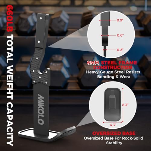 Heavy-Duty Deadlift Jack for 660LB Barbell - No-Slip Handle