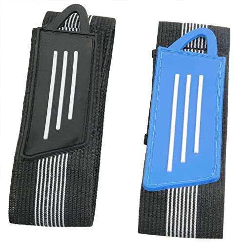 Adjustable Elastic Bike Pant Leg Straps - 4 Pack