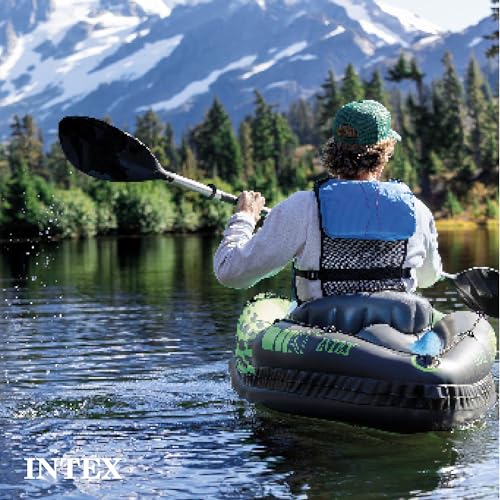 Inflatable Kayak for 1 Person - Includes Paddles & Pump
