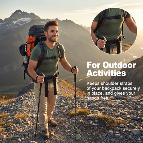 Adjustable Chest Strap for Backpacks – Heavy Duty Comfort & Safety