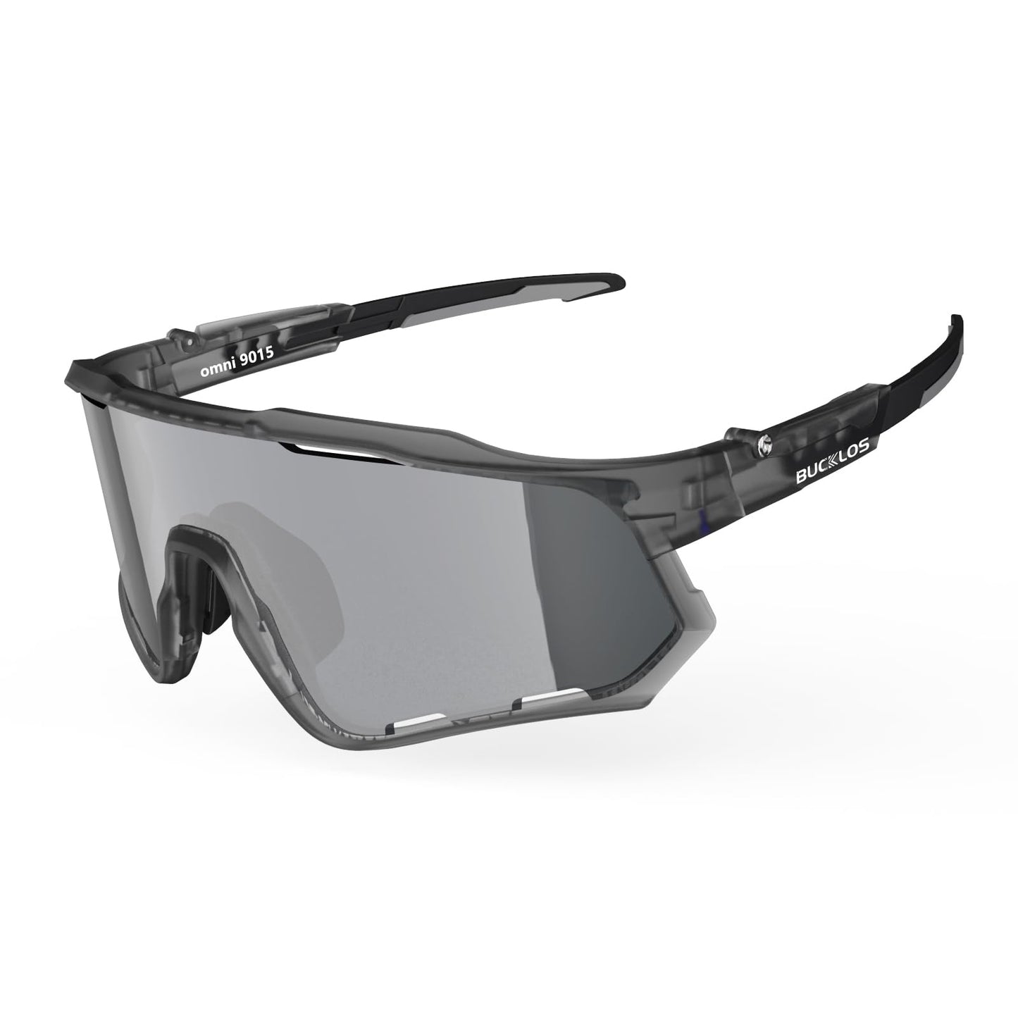 BUCKLOS Polarized Cycling Running Sunglasses for Men Women UV400 Protection,TR90 Sun Glasses for Bike Baseball Sports Safety
