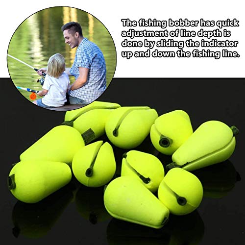15 Foam Teardrop Strike Indicators for Fly Fishing - Bright Colors