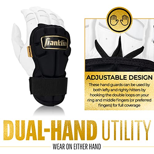 Franklin Sports Black PRT Baseball & Softball Hand & Wrist Guard - One Size
