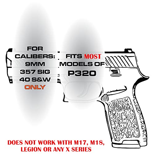 Sig Sauer P320 Rear Slide Back Plate Cover - 357 SIG Celtic Cross