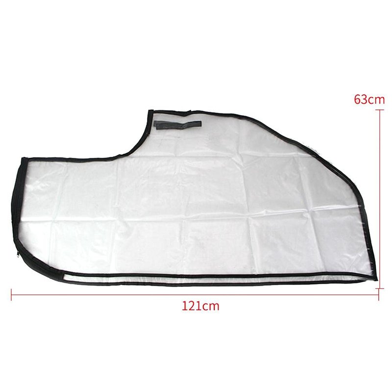 Zhongdawei Golf Bag Rain Cover, Transparent Waterproof Rain Cover Water Windproof Translucent PVC Golf Cart Travel Bag Rain Cover Portable Golf Rain Cover for Golf Bags Push Carts