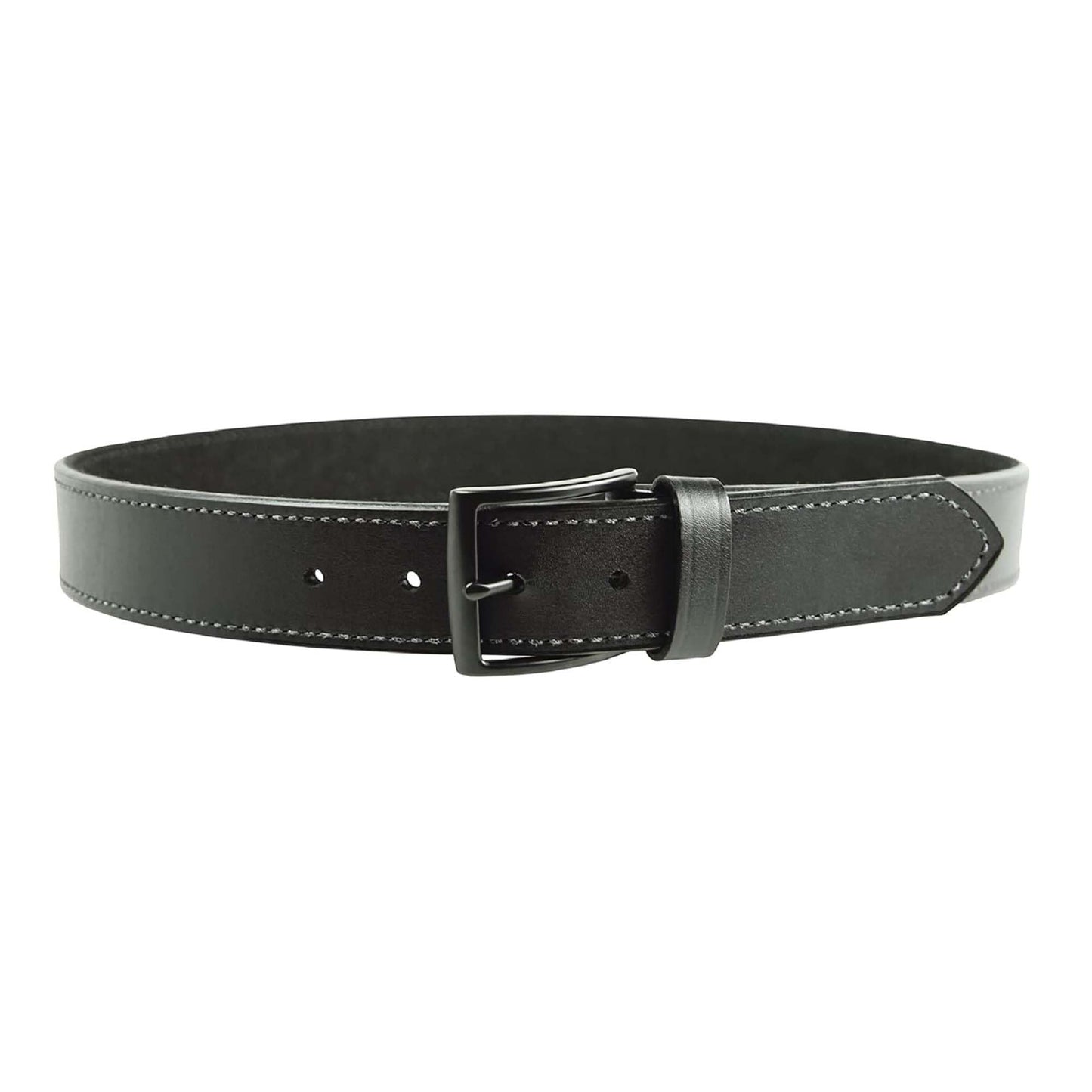 DeSantis 1.5" Everyday CCW Carry Belt - Leather Gun Belt for Men, Concealed Carry, Heavy Duty Pistol Holster Belt, Designed for Law Enforcement - Black Leather, Size 44