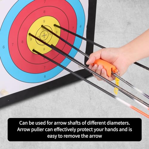 Arrow Puller - Durable Archery Target Remover Gripper - Orange