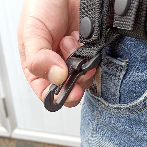 Tactical Molle Belt Key Clip Holder - 2 Pcs Duty Gear