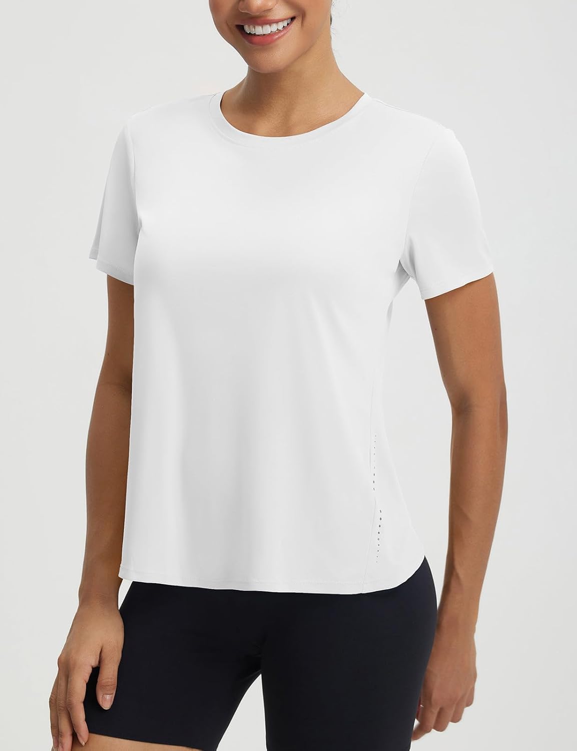 Baleaf Women's Athletic Workout Shirts - Breathable, Quick-Dry T-Shirts for Gym & Running | Sun Protection