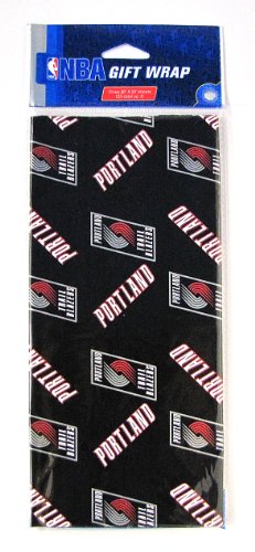 NBA Portland Trailblazers Gift Wrapping Paper - 3 Sheets