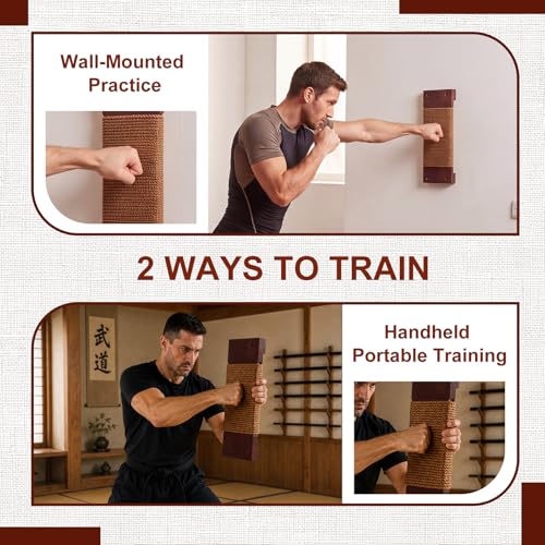 14.5 Inch Wall Mount Makiwara Punching Board for Martial Arts Training