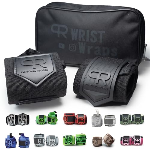 Pro-Level Wrist Wraps for Weightlifting - Black