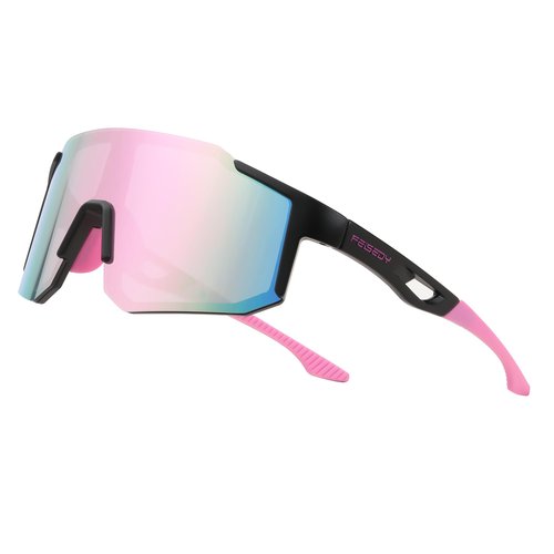 FEISEDY Sports Sunglasses Mens Women Baseball Biking Cycling Sunglasses for Teens UV400 Protection B2388
