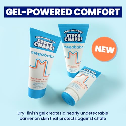 Thigh Rescue Gel - Anti-Chafe, Sweat-Resistant, 2.5 fl oz