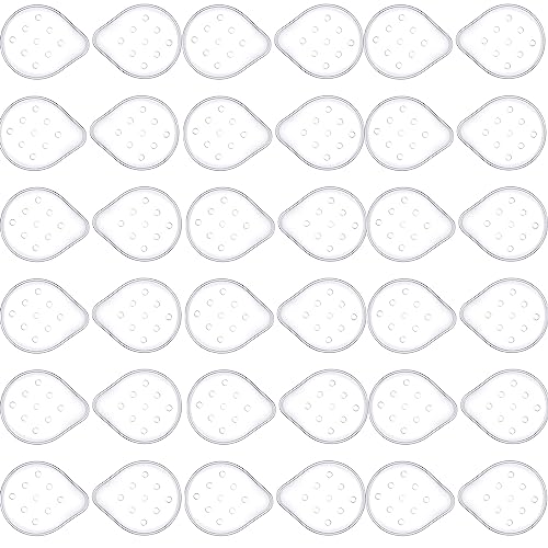 48 Pcs Plastic Ventilated Eye Shields Plastic Eye Coverings with Small Hole Transparent Eye Protections Breathable Eye Care Supplies for Patient