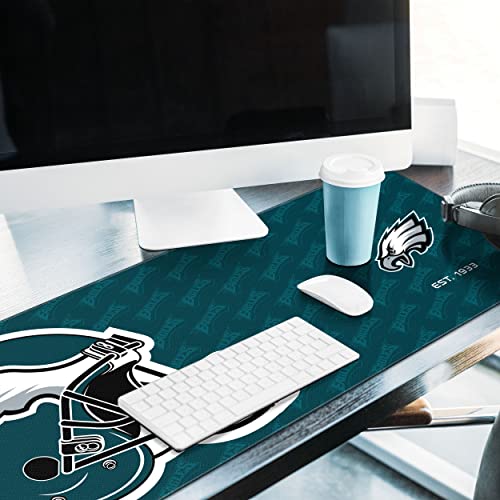 NFL Logo Desk Pad – 35.4" x 15.7" Non-Slip Mouse Pad