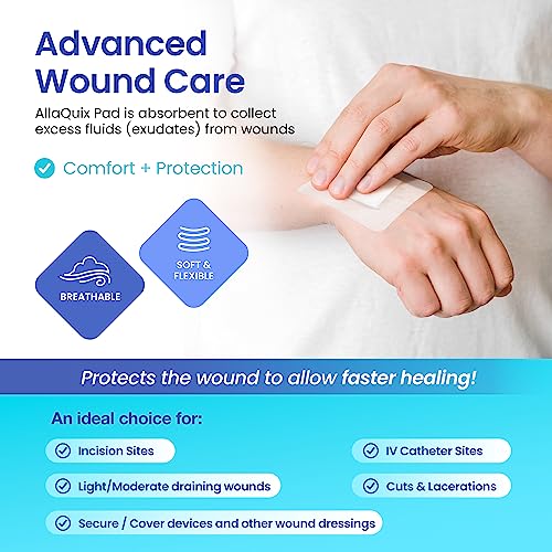 Sterile Non-Woven Gauze Island Dressing - 2 3/8" x 2 3/4" (Box of 50)