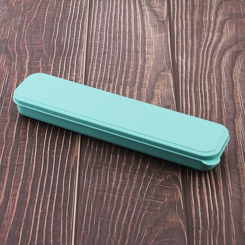 Reusable Wheat Straw Travel Utensil Case - Green