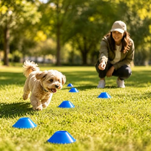 30 Mini Soccer Cones for Agility Training and Sports Drills