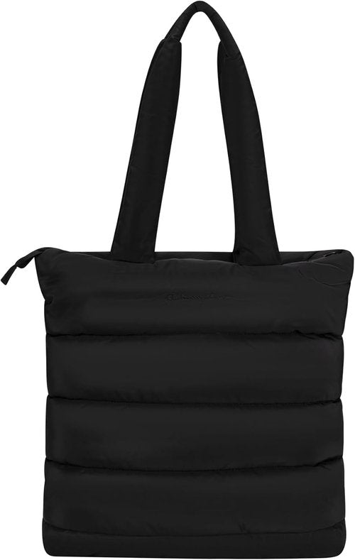 Champion Quilted Billie Tote Bag - Memory Cloth, Zip Closure for Work & Travel | Stylish & Versatile