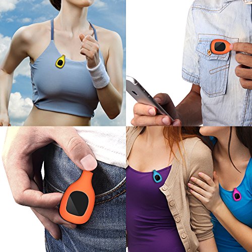 Fitbit Zip Clip Holder - Black Silicone Clips (Set of 2)