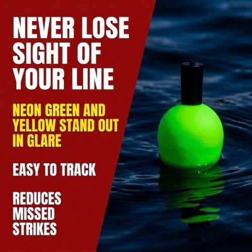 High-Visibility Fishing Bobbers - Bright Floats for Freshwater Anglers