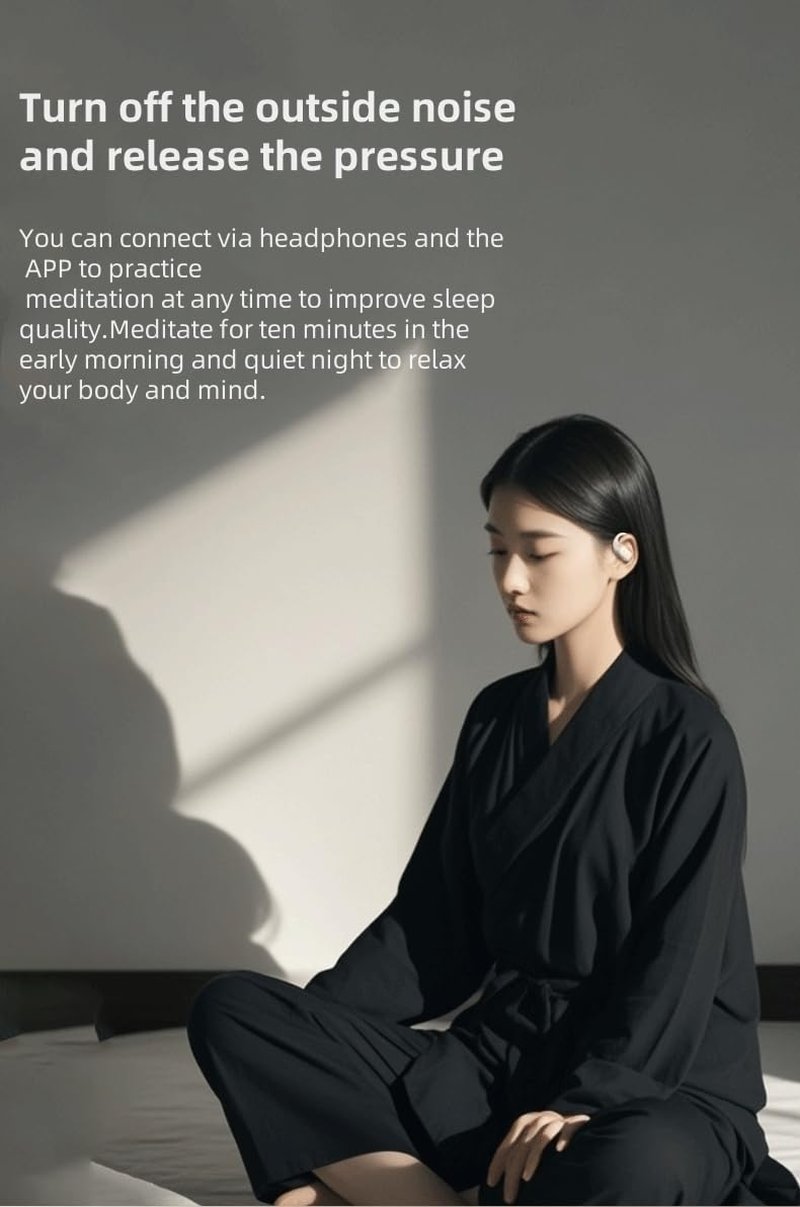 Open-Ear Bluetooth 5.3 Sports Headphones, 36H Playtime, IPX5 Waterproof, Wireless Ergonomic Design with Soft Silicone Ear Hooks (Black)