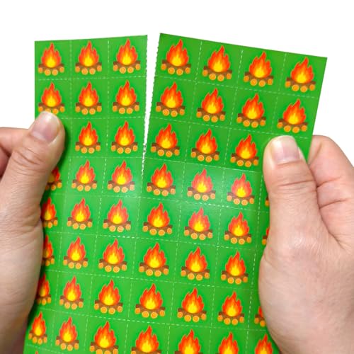 Camping Bingo Game for Kids - 24 Player Set with Calling Cards and Chips