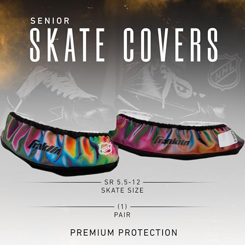 Senior NHL Hockey Skate Blade Guards with Player ID - Moisture-Resistant Ice Skate Covers