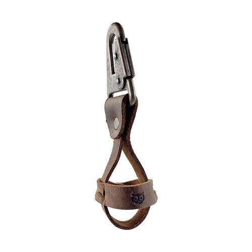 Hide & Drink, Rustic Leather Golf Tee Spare Ball Holder w/Belt Loop Hook Handmade (Bourbon Brown)