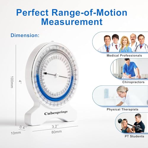 Inclinometer for Range of Motion Measurement - Easy to Use